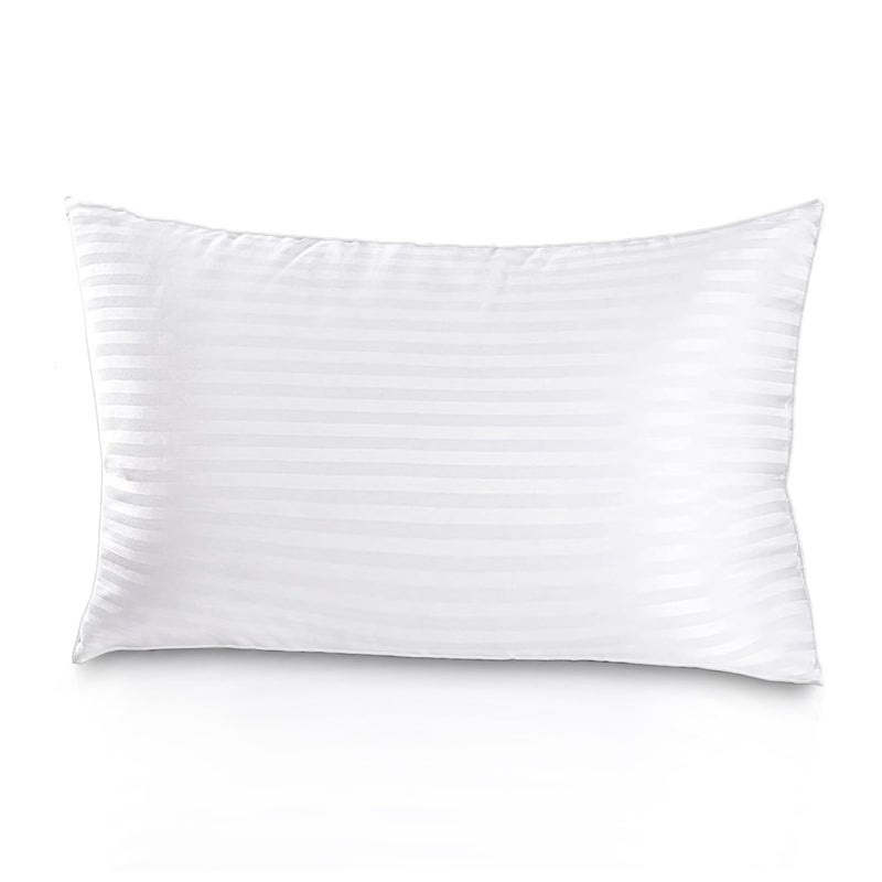 enera Sleep Essentials Ecozen Pillow 17x27 Inch Neck Support Pillow for Back Sleepers Soft Durable Bed Pillow Fillers for Comfort - Image 5