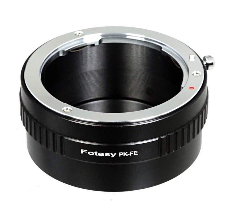 Fotasy K-Mount Lens to E Mount Adapter, K Mount E Adapter, PK Lense to E, Compatible with Sony a7 a7R a7s II III IV a9 a7c Alpha 1 a6600 a6500 a6400 a6300 a6100 a6000 a5100 a5000 a3500 ZV-E10 - Image 1