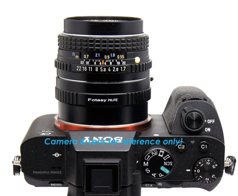 Fotasy K-Mount Lens to E Mount Adapter, K Mount E Adapter, PK Lense to E, Compatible with Sony a7 a7R a7s II III IV a9 a7c Alpha 1 a6600 a6500 a6400 a6300 a6100 a6000 a5100 a5000 a3500 ZV-E10 - Image 5