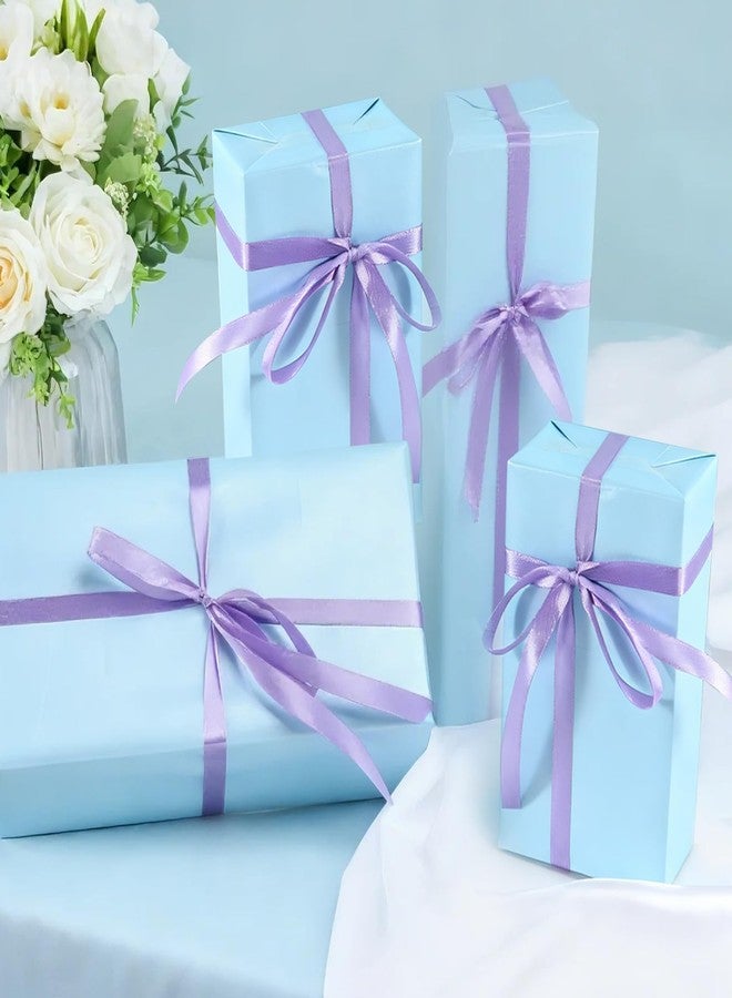 Donyang ورق تغليف هدايا عيد الفصح باللون الأزرق السماوي، مقاس 17 بوصة × 33 قدمًا، ورق لامع بلون لؤلؤي سادة، ورق تغليف هدايا أزرق فاتح مناسب لحفلات الزفاف، عيد الحب، أعياد الميلاد، عيد الميلاد، حفلات استقبال المولود، ودعوات يمكنك صنعها بنفسك. - Image 3