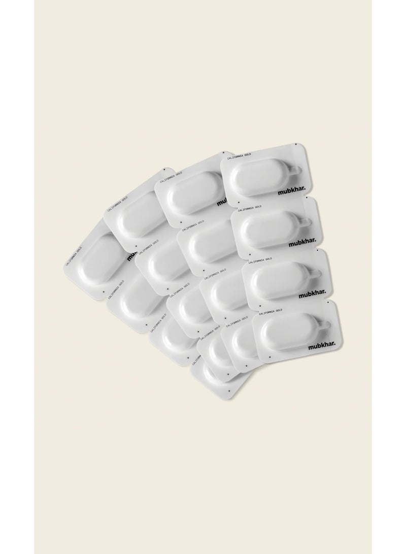 Mubkhar. California Gold Scented Tablets 16 Dosages - Image 1