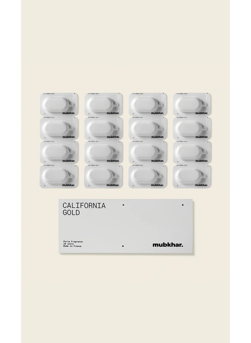 Mubkhar. California Gold Scented Tablets 16 Dosages - Image 2