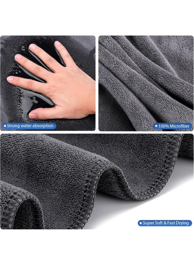 Gym Microfiber Towel with Hidden Zipper Pocket – Ultra Absorbent & Quick Dry – Fits All Gym Equipment - Image 5