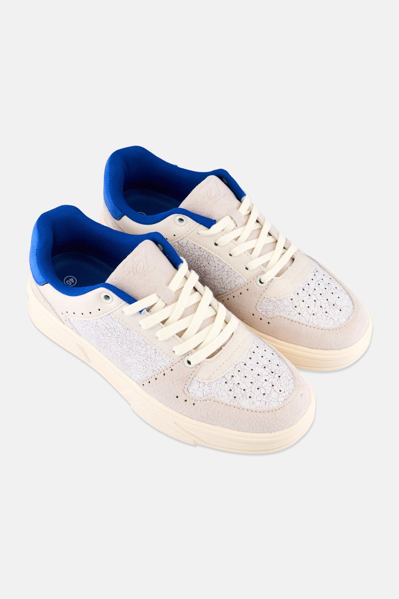 English Laundry Men Lace Up Casual Shoes, Off White - Image 2