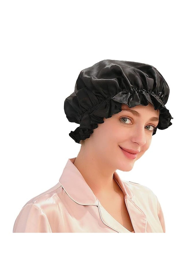 ZIMASILK 19 Momme Silk Sleep Cap With Double Colors  - Image 1