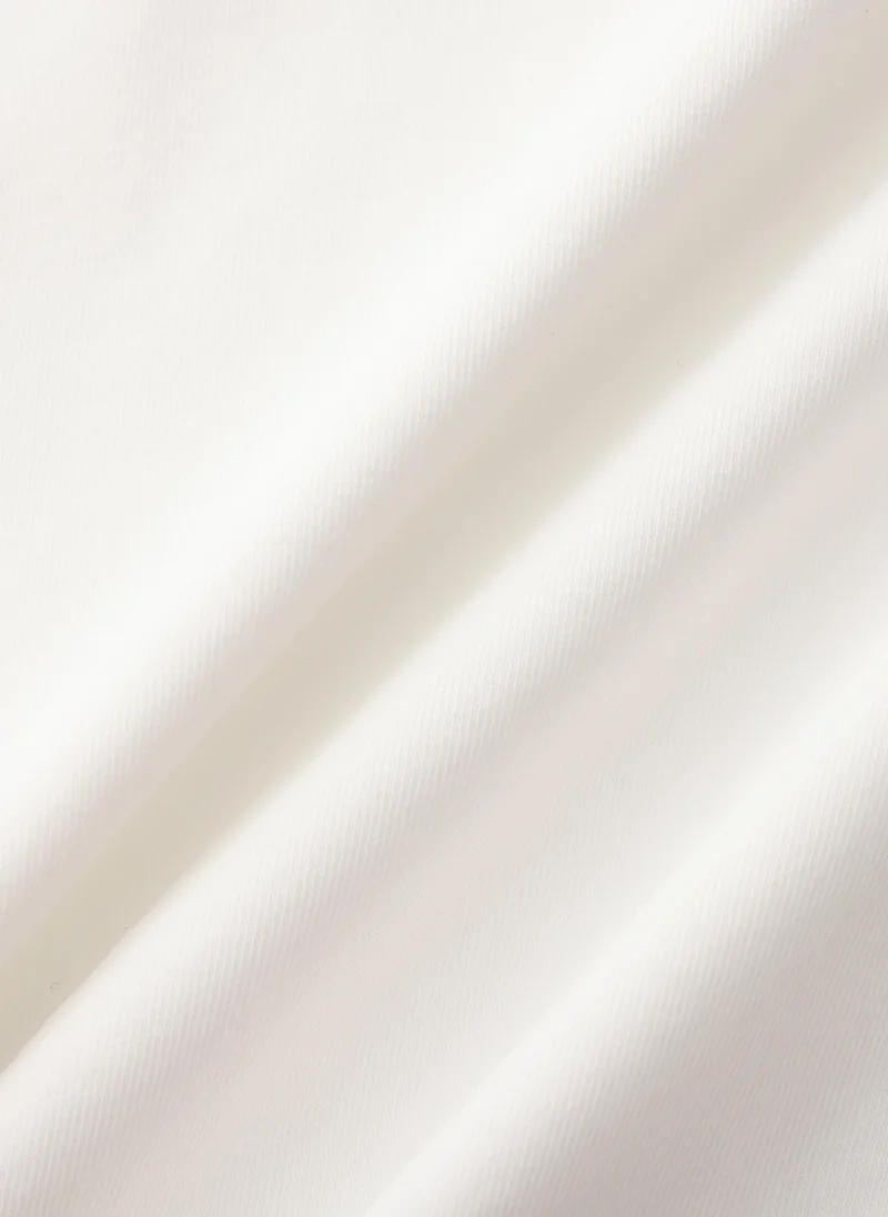 Balabala White Kids Boys Round v-neck short-sleeved T-shirt for Men | Best Price UAE