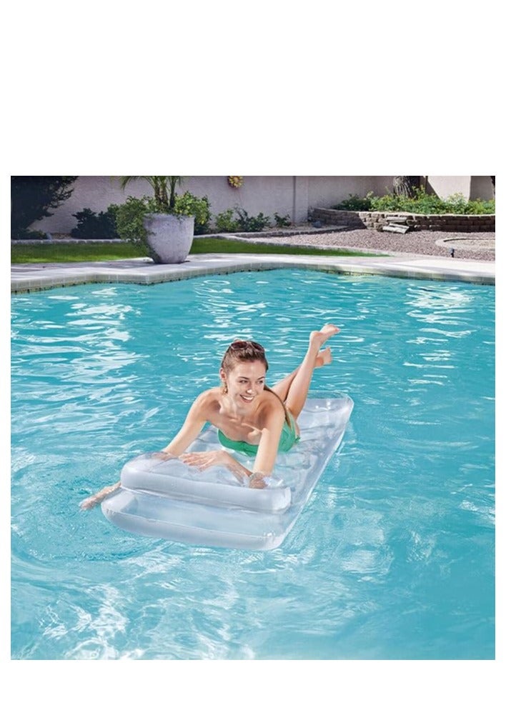 Bestway Metal Tech Lounge – Inflatable Pool Lounge Chair with Durable Metal Frame - Image 2