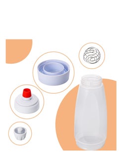 Peachjoy Pancake Batter Dispenser – 2 in 1 Pancake Dispenser Mixer Bottle, Batter Dispenser Bottle Baking Tool for Cupcakes, Muffins, Crepes, and More  - Image 4