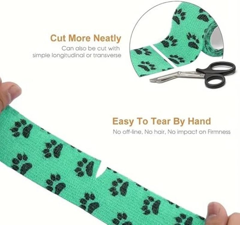 Self Adhesive Bandage Wrap 5CM x 4.5M Multicolor Cohesive Bandage - Self Adherent Wrap for Pet First Aid Sprain Support - Image 4