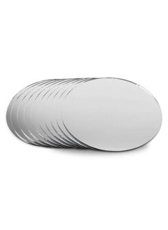 Dhruv Crafts Dhruv Crafts Embroidery Mirror Shisha Glass Mirror for Blouse Saree Fabric Work Round Shape 150 15 CM  - Image 2