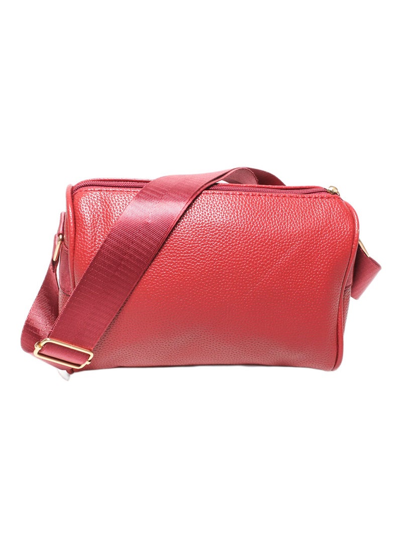 Glitter Women Hand Bag - Burgundy - Image 3