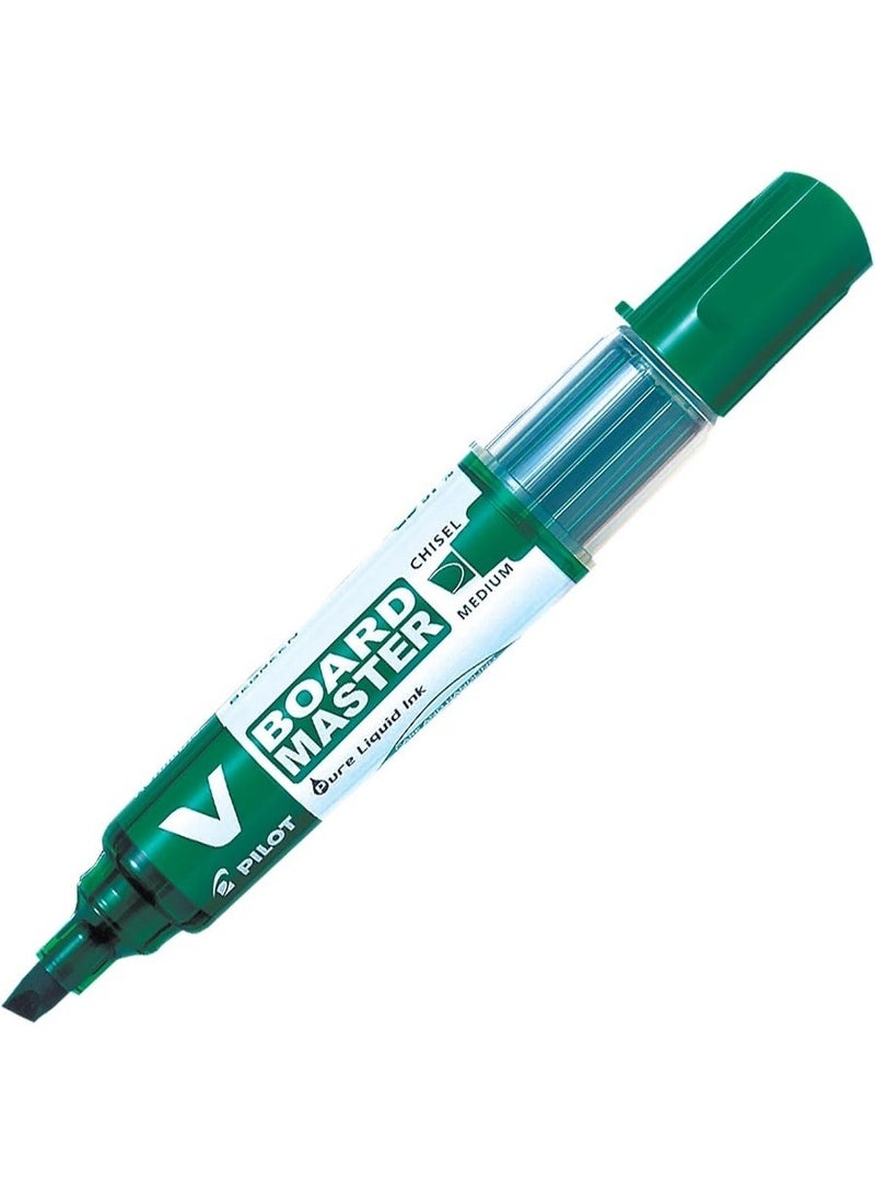 Pilot V Board Master White Board Marker Chisel - Green - Image 1