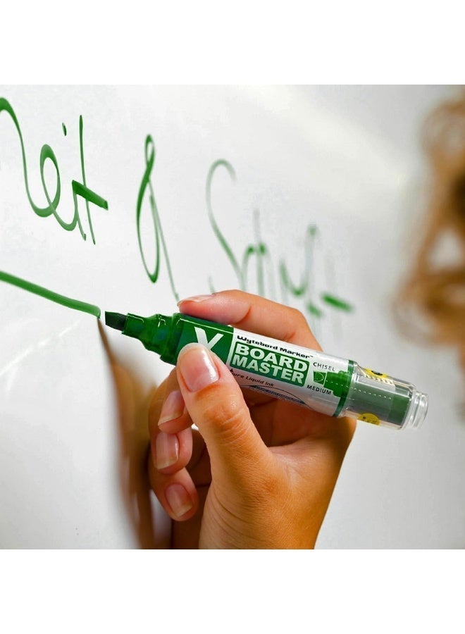 Pilot V Board Master White Board Marker Chisel - Green - Image 2