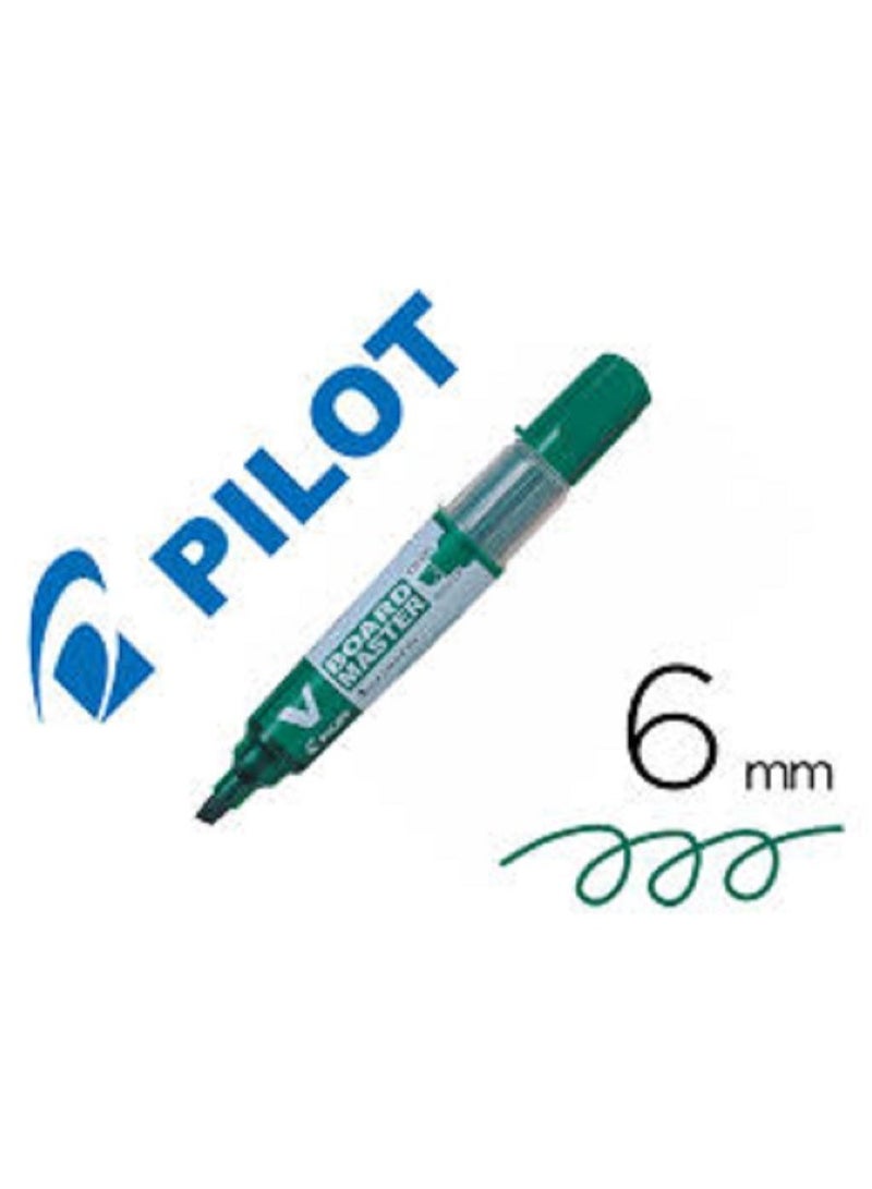 Pilot V Board Master White Board Marker Chisel - Green - Image 4
