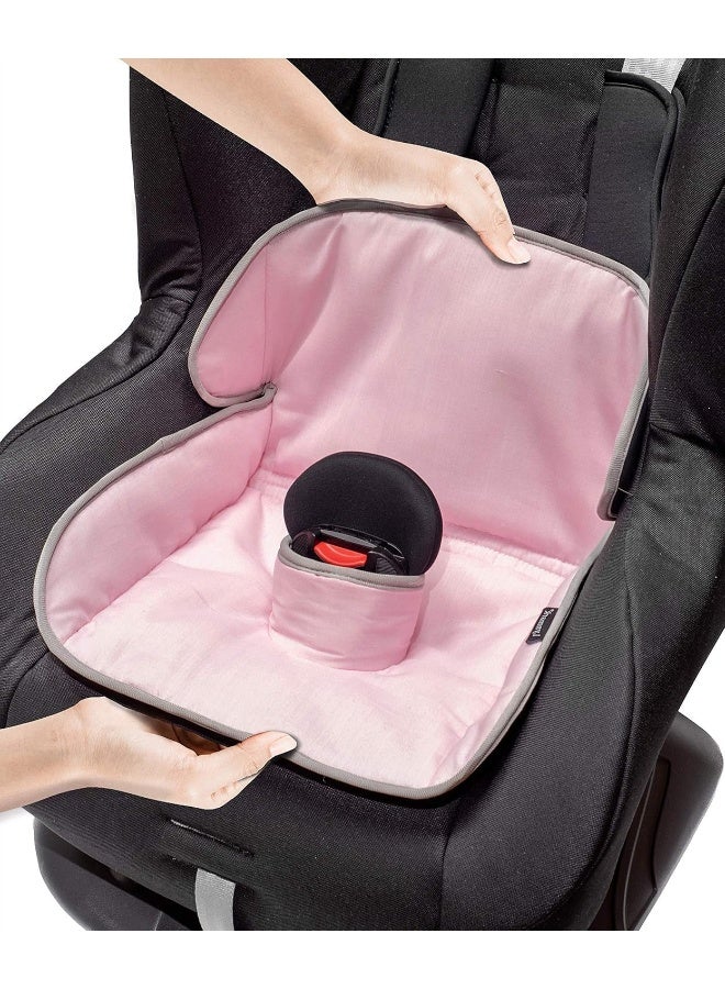 Lynmark Piddle Pads Car Seat Potty Training Cover - Waterproof Soft Toddler and Baby Car Seat Protector Mat - Travel-Friendly Universal Machine Washable Liner for Spills, Nappy Leaks, Accidents - Pink - Image 1