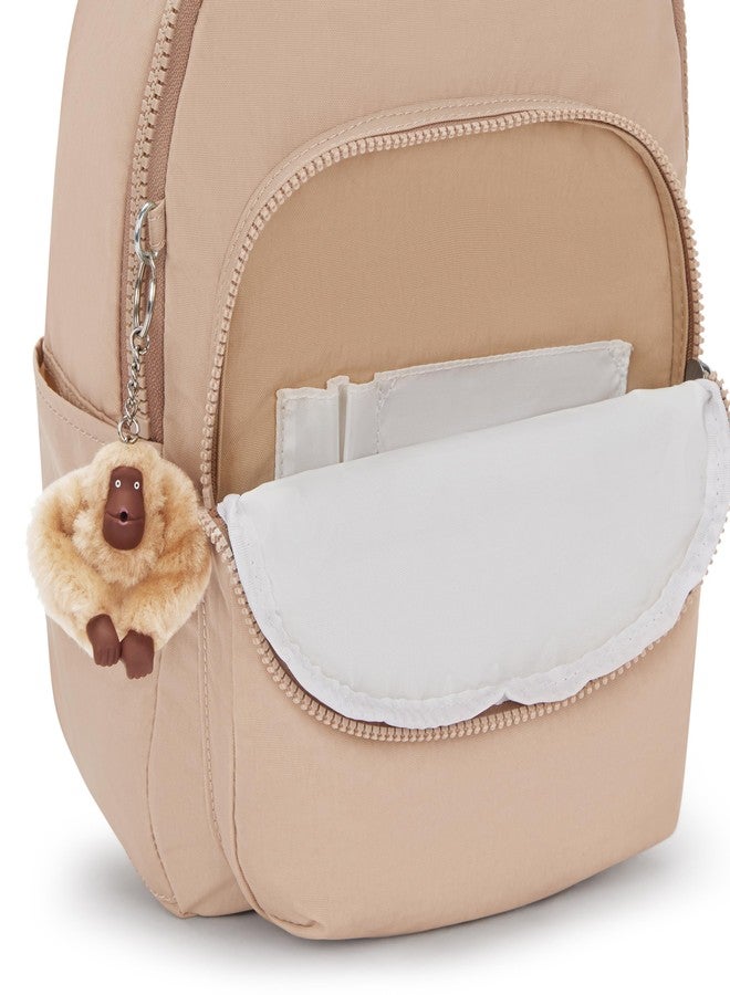 KIPLING KIPLING حقيبة ظهر صغيرة للتابلت من كيبلينج للنساء، طراز سيول، متينة، مزودة بأحزمة كتف مبطنة وجيب مخصص للتابلت - Image 5