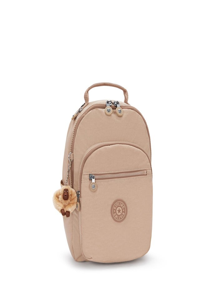 KIPLING KIPLING حقيبة ظهر صغيرة للتابلت من كيبلينج للنساء، طراز سيول، متينة، مزودة بأحزمة كتف مبطنة وجيب مخصص للتابلت - Image 4