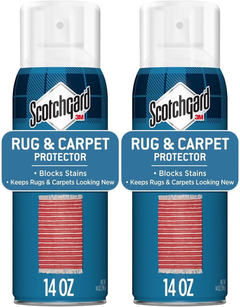 Rug & Carpet Protector 14 oz (396 ml), 1 can/pack | Repels Spills | Resists soils | Blocks stains | Ideal for Rugs and Carpets | Long Lasting Protection | Dries quickly and odorless