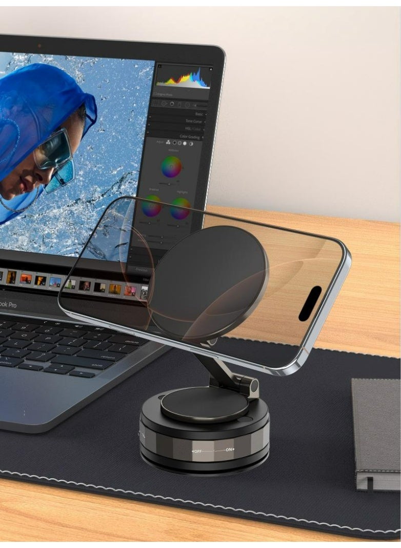 حامل هاتف محمول مغناطيسي بكوب شفط مغناطيسي - Image 4