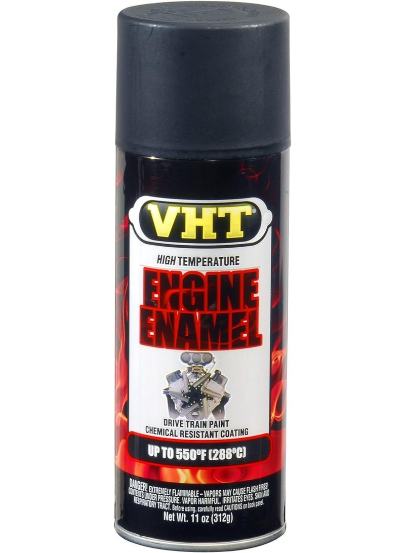 VHT SP139 Engine Enamel GM Satin Black Can - 11 oz. - Image 1