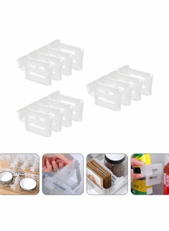 Y&D Storage Dividers Fit Refrigerator Drawers, Adjustable Expandable 2.5-4.3 Inches, Suitable for Bedrooms Closets Drawers Offices Refrigerators Dressers Kitchen Lockers (8 Pcs)  - Image 1