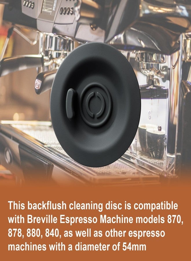 AUGHOA 2 Pack Espresso Backflush Cleaning Disc 54mm for Breville Espresso Machines - Compatible with BES870XL/ BES878BSS/ BES880/ BES840XL/ BES810BSS - Image 5