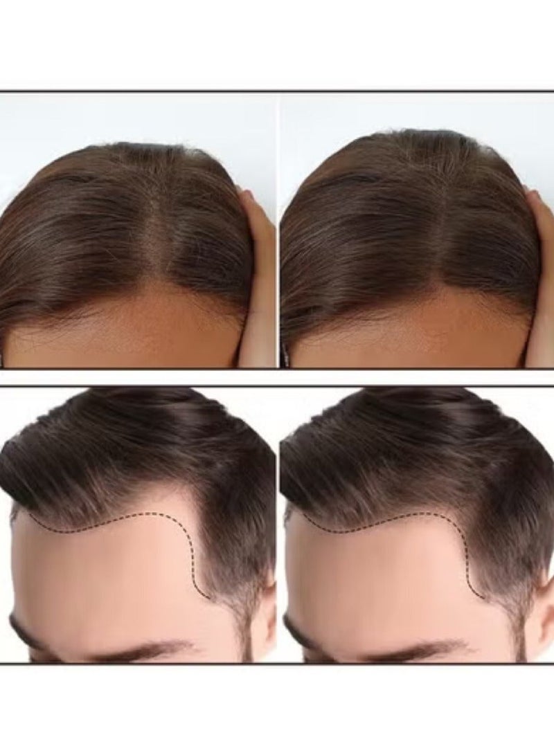 Hairline eyebrow shaping powder is not easy to smudge, waterproof and sweat-proof, and modifies the hairline - light brown - Image 3