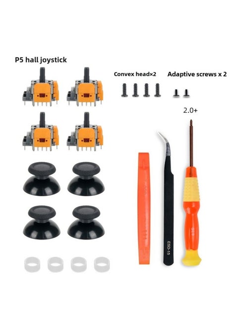 PS5 Handle Hall Rocker PS5 Handle Left And Right Joystick Hall Rocker Latest Version Adjustable-Product Color:P5 Set 55