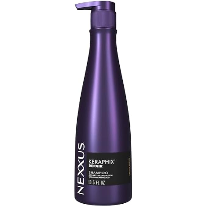 Nexxus KERAPHIX Shampoo Damage Repair for Damaged Hair Powered by KRT Keratin Resistance Therapy with Liquid Crystal Amino Acids 13.5 fl oz
