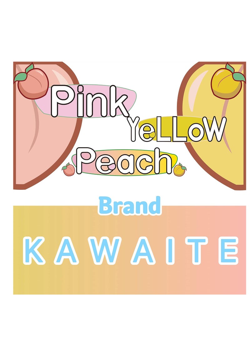 عام 2 حزمة الخوخ كرات الإجهاد ألعاب تململ الحسية ، كرة العجين اسفنجي ، كرة الإجهاد المطاط للفواكه ، كرة الإجهاد الممتعة والناعمة ، 2 ألوان ضغط الكرة لتخفيف القلق ، تحسين التركيز ، الاسترخاء - Image 4