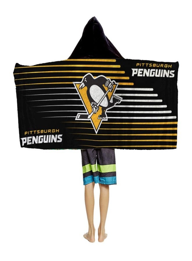 Northwest Pittsburgh Penguins NHL Goalie Youth Hooded Towel 22x51 inches - Image 3