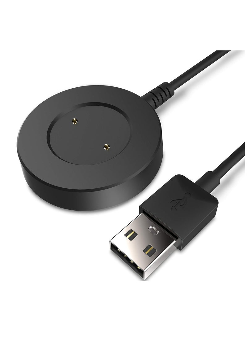 ELTRAZONE USB Charger Cable Dock for Huawei Watch GT2 Smartwatch Charging Adapter Replacement Cord with Magnetic Charging Base Fast Safe Charge Compact Portable Black Charging Stand Compatible with GT2 42mm 46mm Smart Watches - Image 2