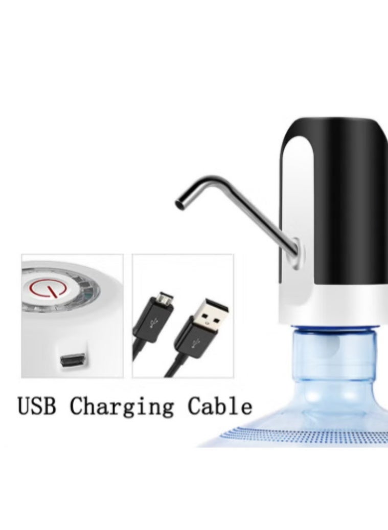 دا ارتفول بليند مضخة مياه أوتوماتيكية قابلة للشحن عبر USB – موزع مياه كهربائي محمول يعمل بلمسة واحدة – مضخة عالمية تناسب عبوات المياه سعة 5 و10 و15 و20 لتراً – مناسبة للمنزل والمكتب والاستخدام الخارجي - Image 3