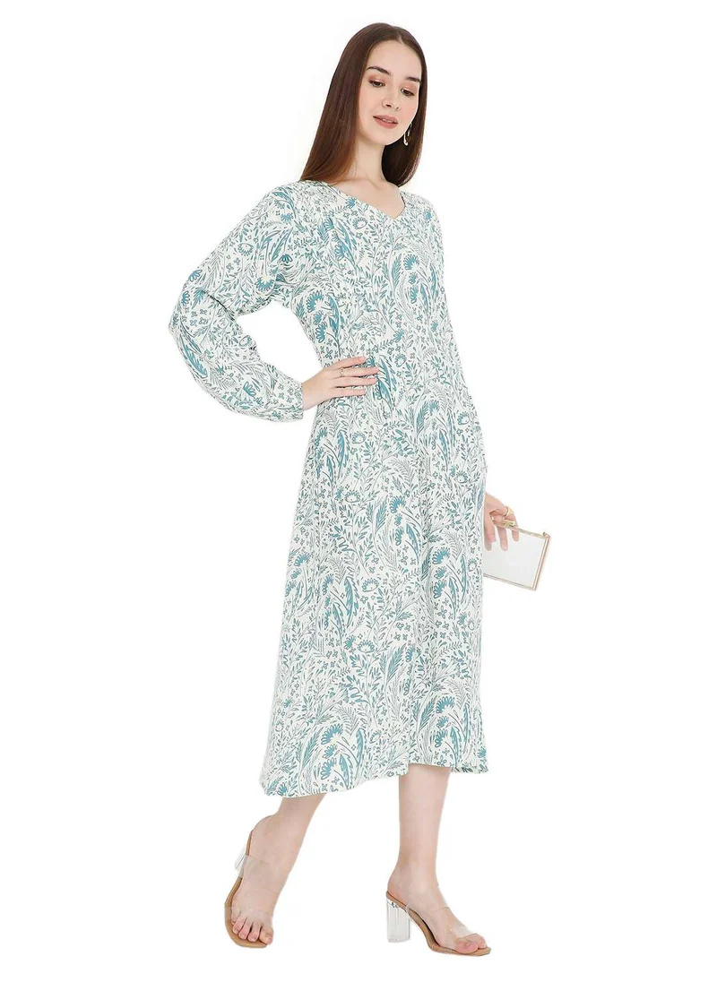 هانا آند سارا HIGH QUALITY SHORT PRINTED FARASHA ARABIC KAFTAN JALABIYA DRESS