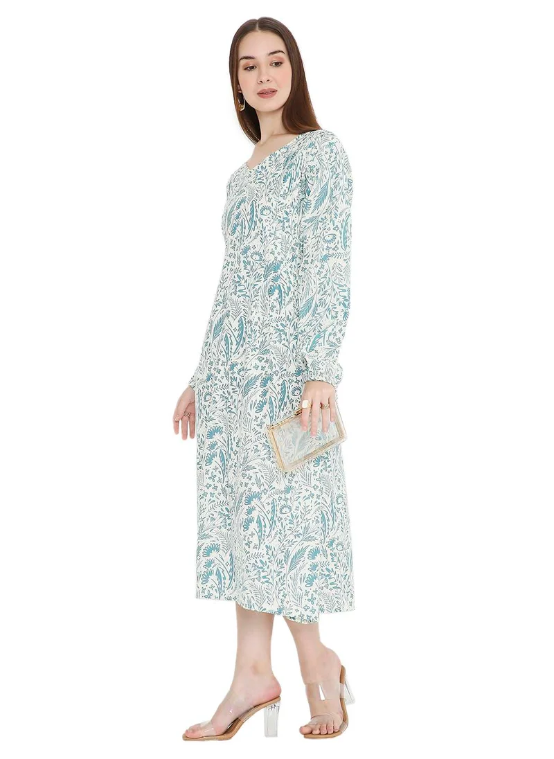 هانا آند سارا HIGH QUALITY SHORT PRINTED FARASHA ARABIC KAFTAN JALABIYA DRESS