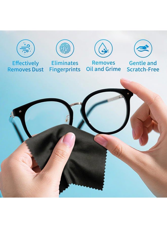LOJWRY Eye Glass Clean Cloths 6*7in 6 Pcs, Individually Wrapped, High-Density, Ultra Soft, Scratch-Free Premium Microfiber Cleaning Cloth for Glasses, Camera Lens, Screen, Electronics, Tv, Eyeglass. - Image 2