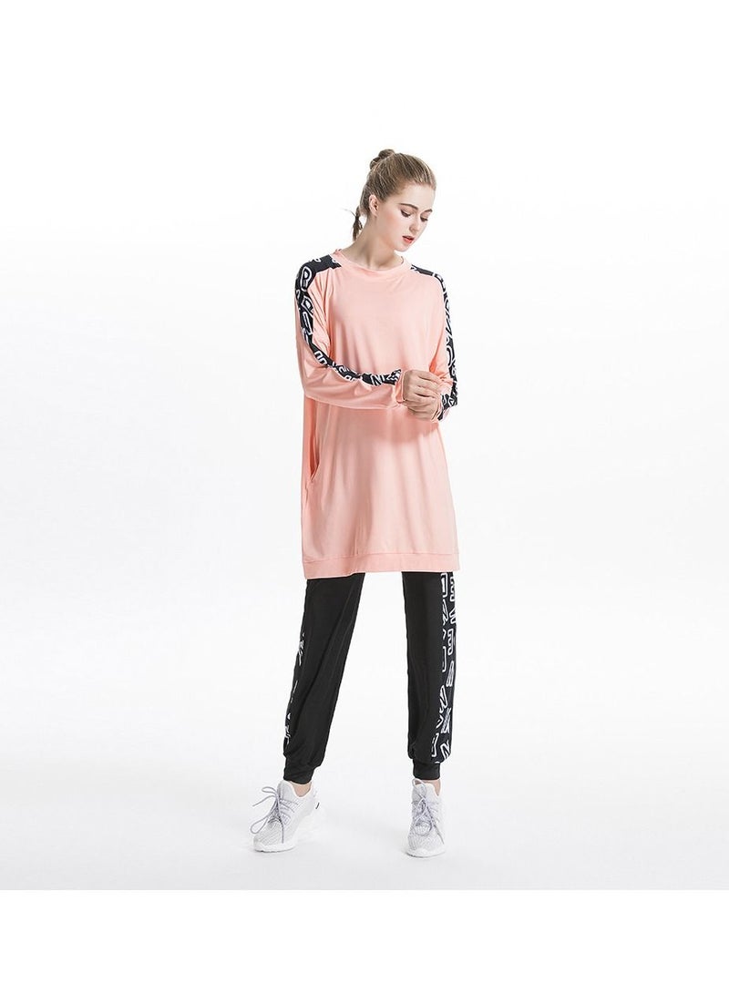 Loquat Muslim Casual Round Neck Tracksuit Sets  - Image 1