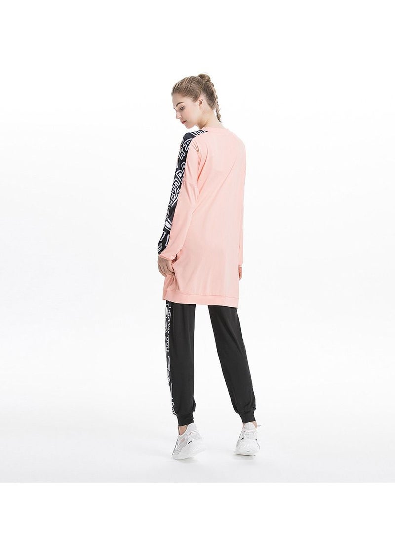 Loquat Muslim Casual Round Neck Tracksuit Sets  - Image 2