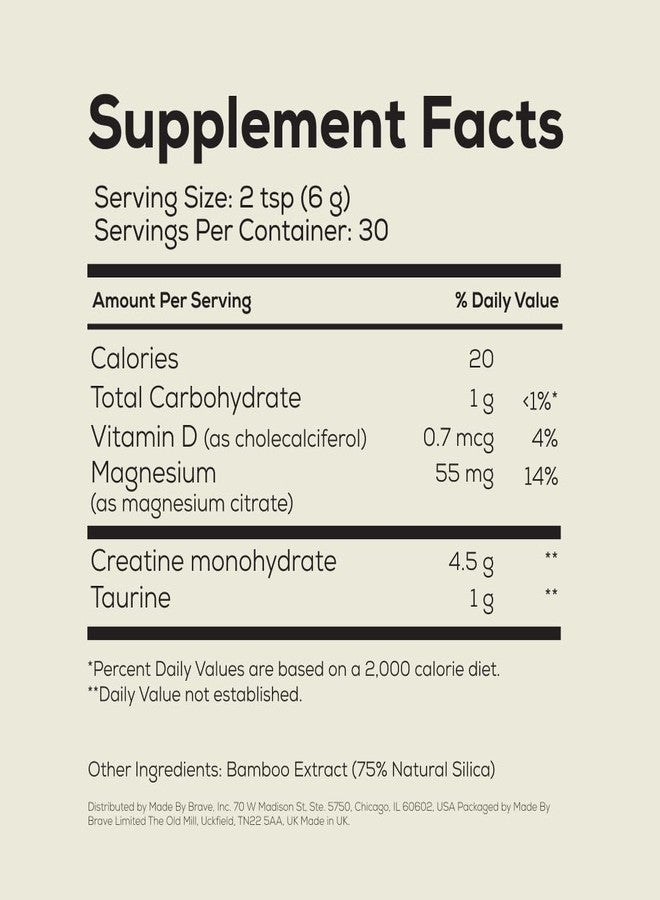 Ancient + Brave True Creatine+ Powder 6.34oz