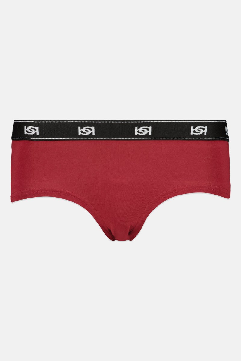 bebe Women 3 Pieces Brand Logo Booty Panties, Multicolor - Image 4