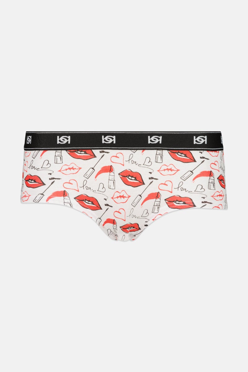 bebe Women 3 Pieces Brand Logo Booty Panties, Multicolor - Image 2