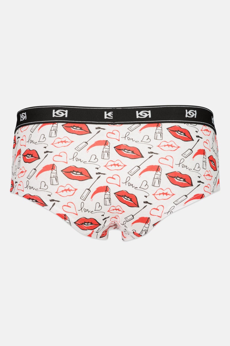 bebe Women 3 Pieces Brand Logo Booty Panties, Multicolor - Image 5