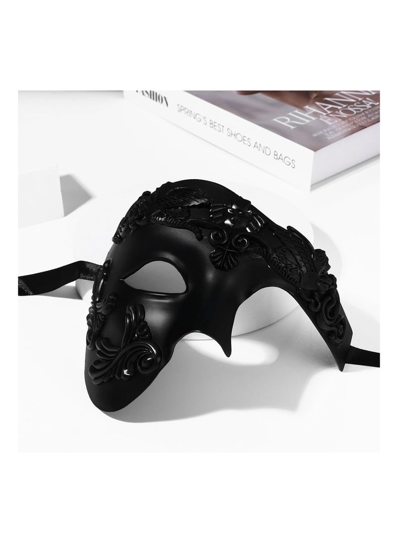 KASTWAVE Masquerade Mask for Men Classic Vintage Venetian Mens Mask Lightweight Gentle, Specially for Costume  - Image 3