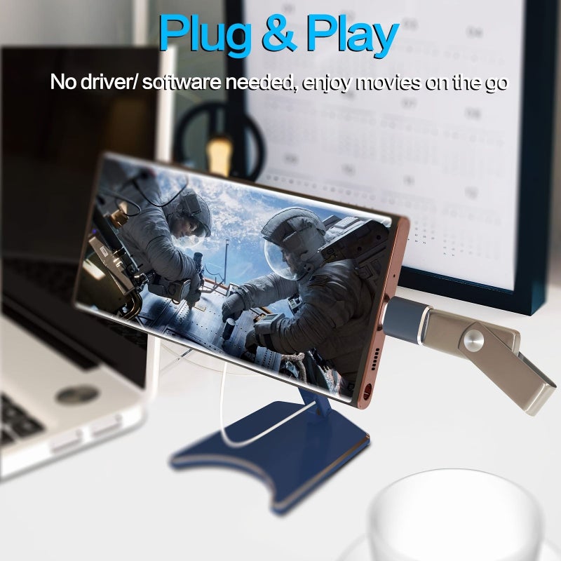 USB C to USB 3.0 Adapter 2 Pack Silvery Adapter for MacBook Air 2020 Pro 2019 2018 2017 Type C Devices - Image 5