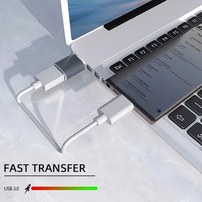 USB C to USB 3.0 Adapter 2 Pack Silvery Adapter for MacBook Air 2020 Pro 2019 2018 2017 Type C Devices - Image 4