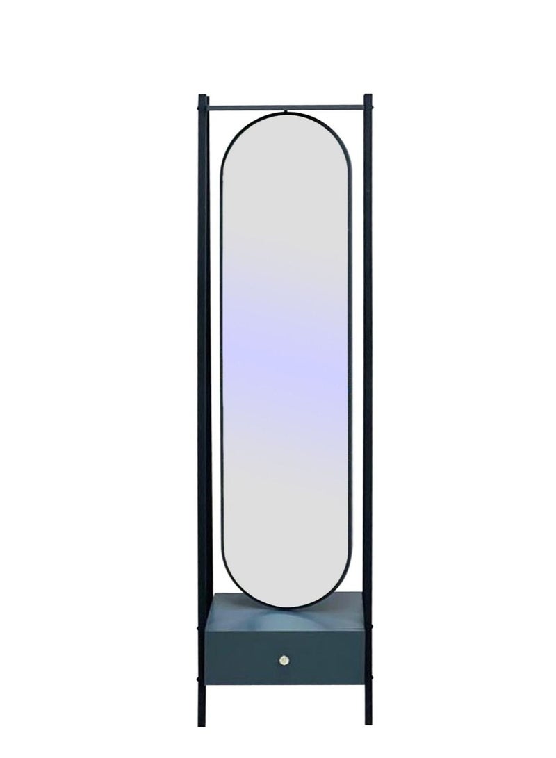 Floor Full Length Mirror With Holder 175X40X45Cm - Image 1