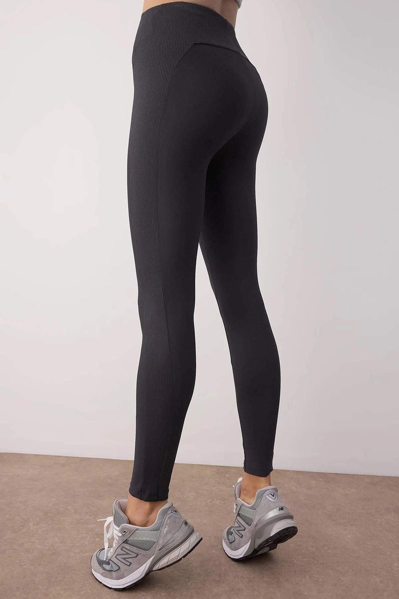 trendyol Anthracite Full Length Sports Leggings - Image 3