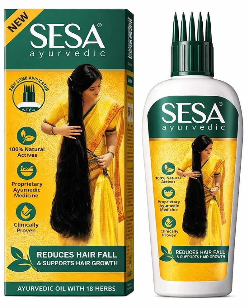 SESA Ayurvedic Hair Oil 90ML - Image 1