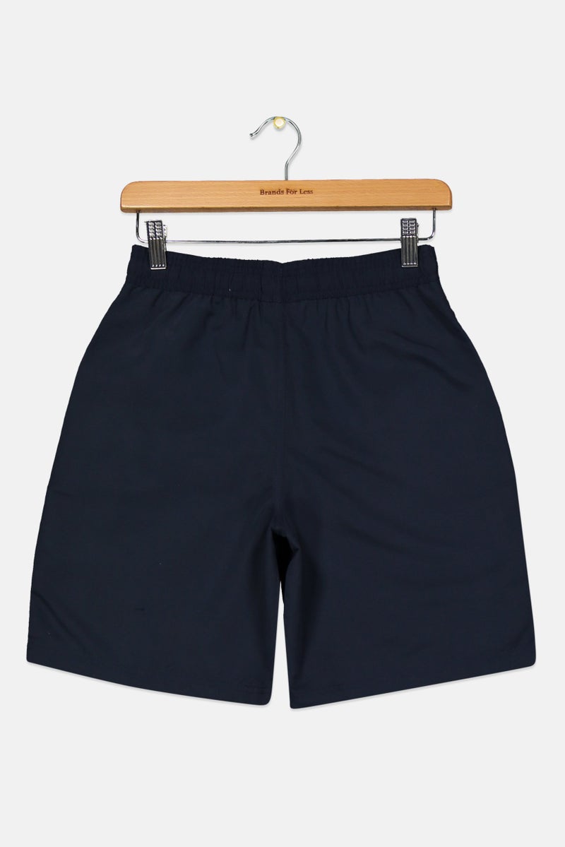 COEGA SUNWEAR Kids Boy Drawstring Plain Swim Shorts, Navy Blue  - Image 2