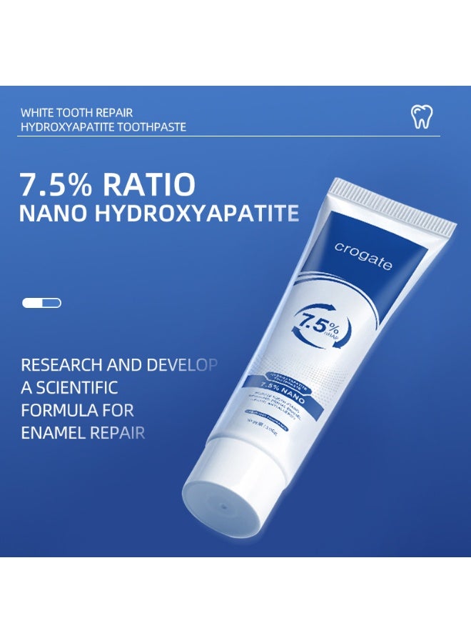 Crogate 2-Pack Crogate Hydroxyapatite Toothpaste 7.5% HPA Fresh Breath 100g*2 - Image 4
